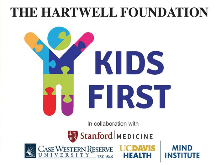 Logo: Hartwell Kids FIRST Project with Stanford, DC Davis, Mind Institute, CWRU