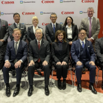 Leaders from Cleveland Clinic and Canon group photo