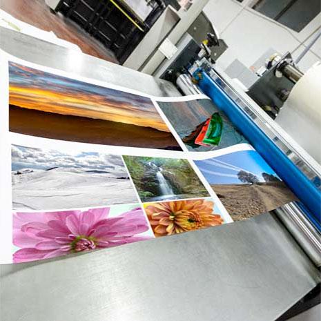 Pictures being printed out
