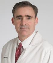 Portrait of Steven Campbell in white coat