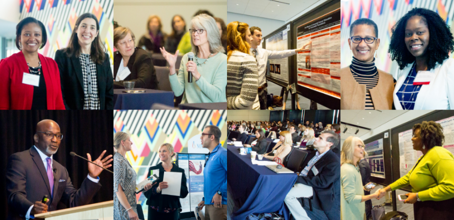 A collage of attendees of the 2018 Cancer Disparities Symposium
