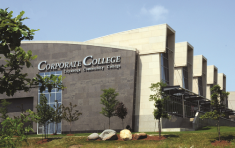 A photo of corporate college east building