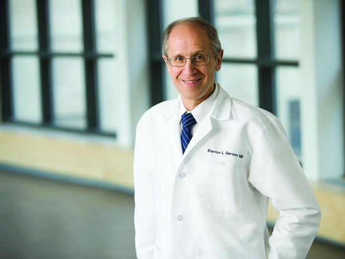 Image of Stan Gerson, MD in white coat
