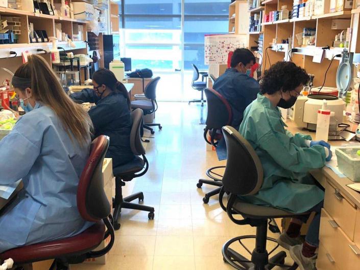 CanSUR 2021 behind the scenes lab photo
