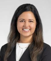 A headshot of Shalini Moningi