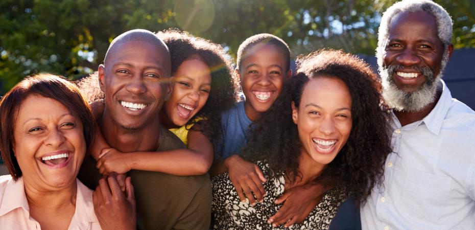 Multigenerational African American Family
