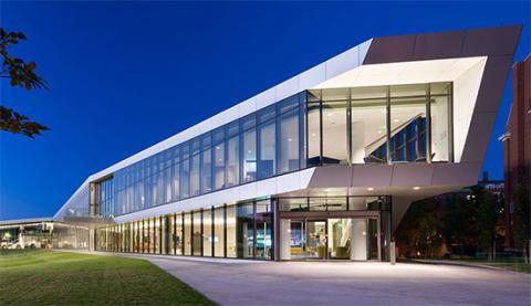 exterior view of Tinkham Veale University Center
