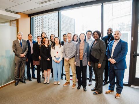 2024 Emerging Leaders Program members standing and smiling together