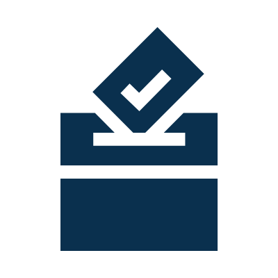 Icon of ballot box