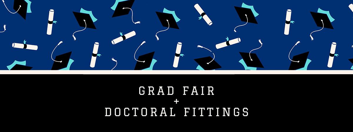 Grad Fair + Doctoral Fittings 2025 Banner 
