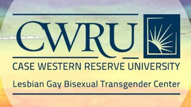 LBGT Center Logo, text reads: CWRU - Case Western Reserve University - Lesbian Gay Bisexual Transgender Center