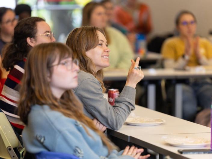 Students in a classroom