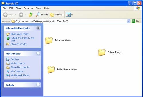 Three folders displayed on a Windows PC.