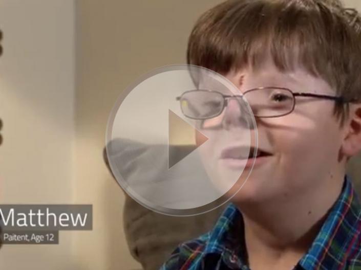 Screenshot of Matthew's video