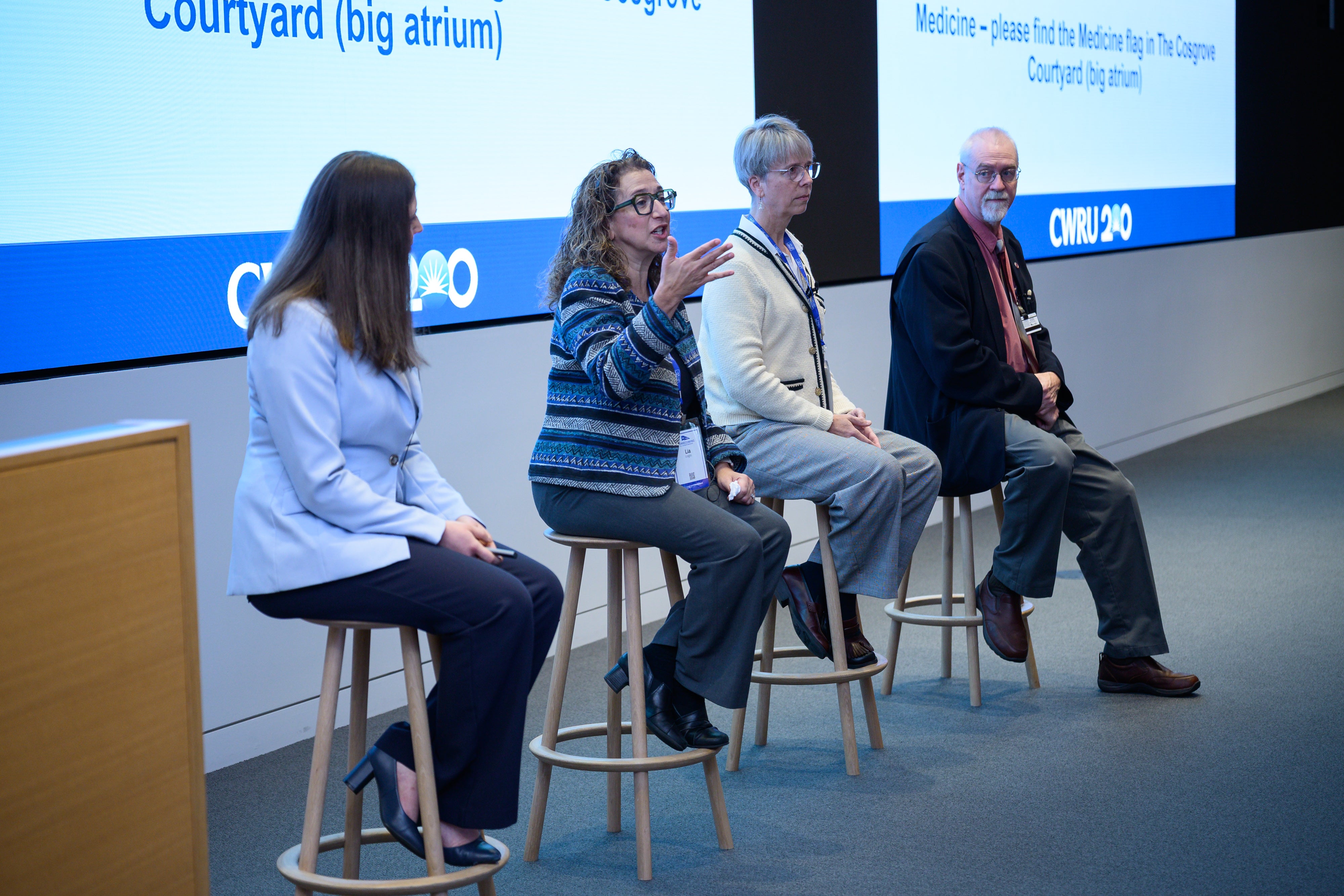 Faculty from the Schools forming an interdisciplinary panel.