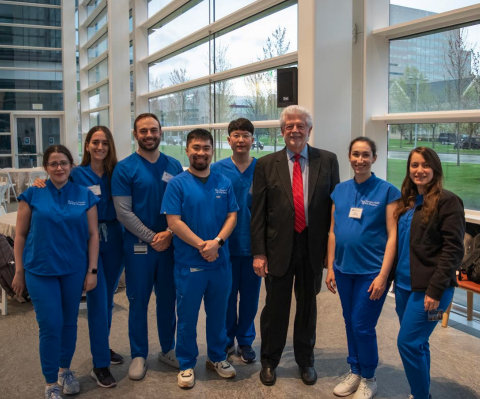 Dental Students with Dr. Van Dyke