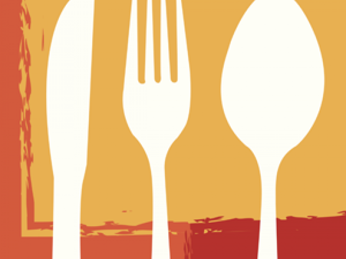 Picture of a knive, fork and spoon
