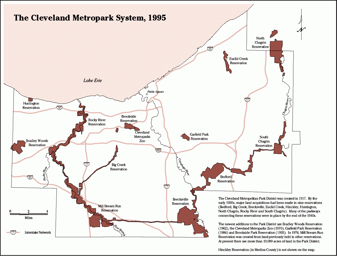 Map Of Cleveland Metroparks Encyclopedia Of Cleveland History | Case Western Reserve University Map Of Cleveland Metroparks Encyclopedia Of Cleveland History | Case Western Reserve University