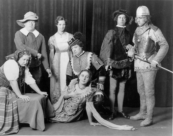 Members of the Zarja Singing Society perform Il Trovatore, Nov. 1934. WRHS.