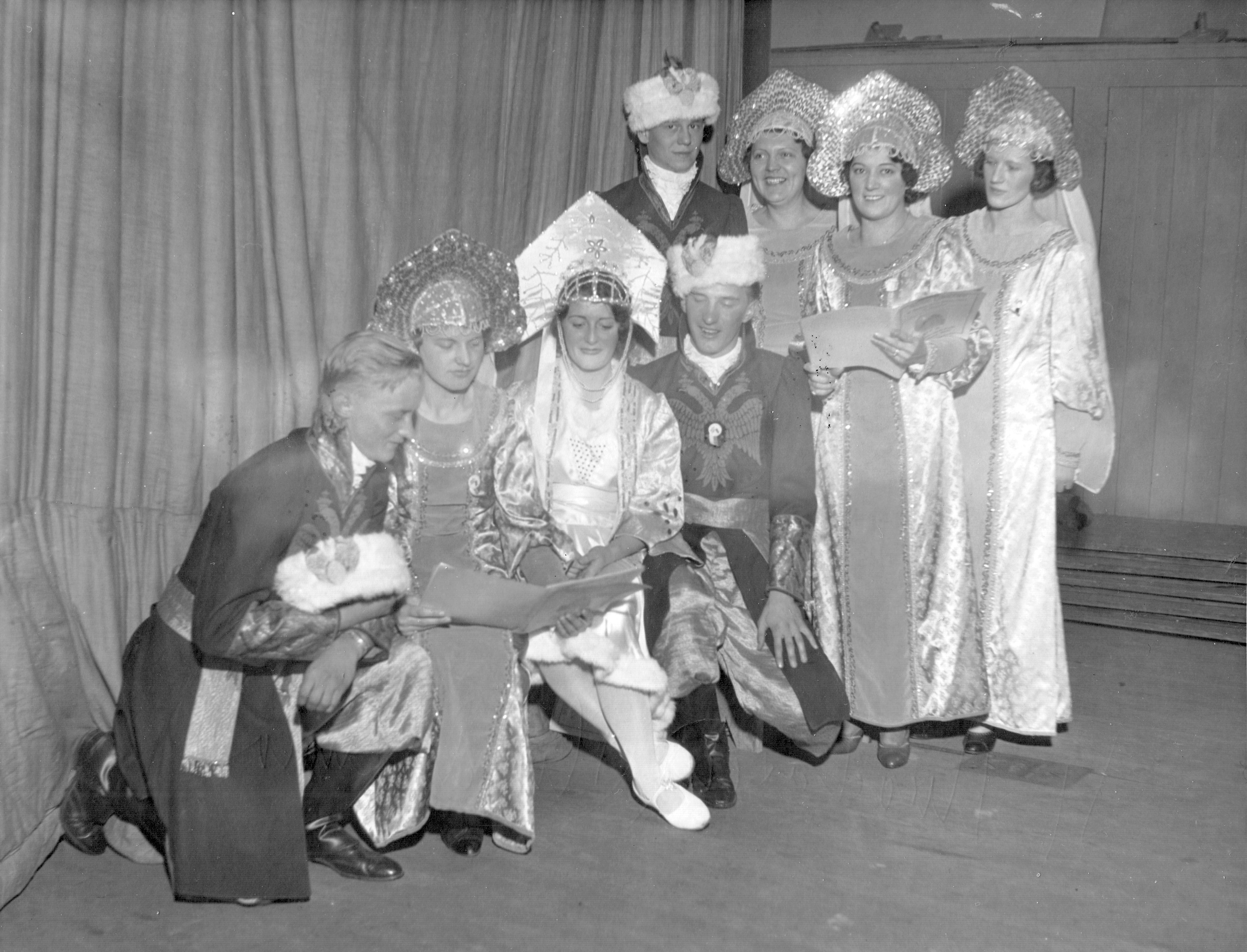 Members of the St. Theodosius Church Choir, under the direction of A. P. Glagolev, 2 November 1933.