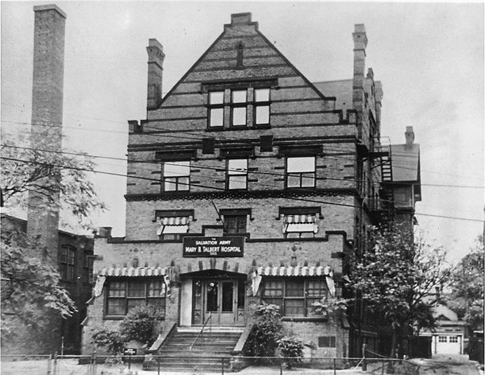 This large three-story house on Kinsman Road served as the first location of the Booth Memorial Hospital  Cleveland Press Collection, CSU Archives