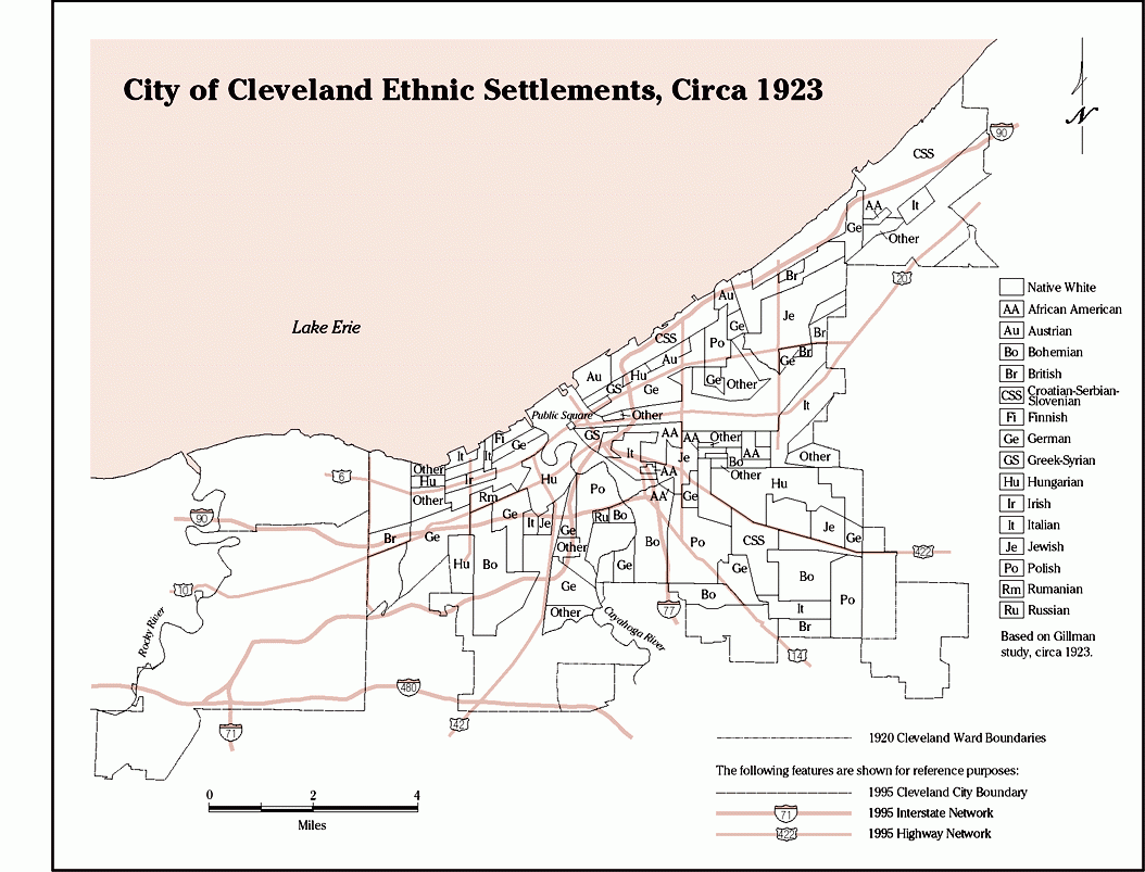 Ethnic Settlements, ca. 1923.