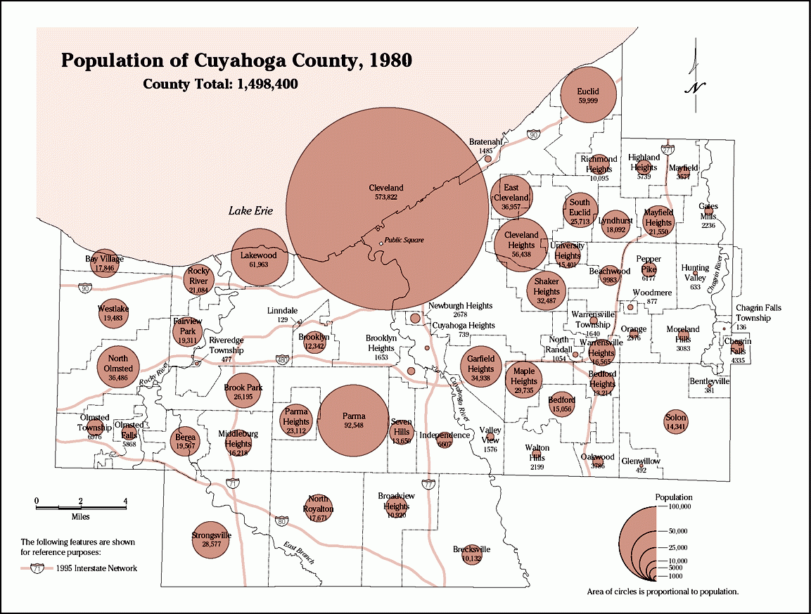 Population of Cuyahoga County, 1980.