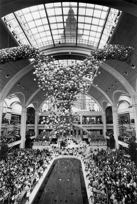 Grand Opening of "The Avenue" at Tower City Center, March 1990. Courtesy of the Plain Dealer.
