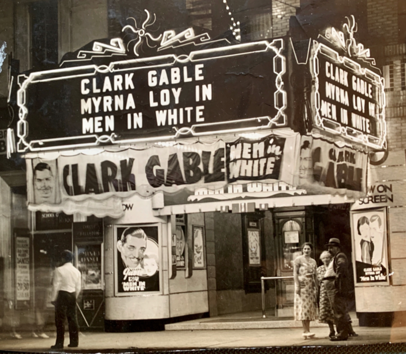 Image of the Marque of the Circle Theater 