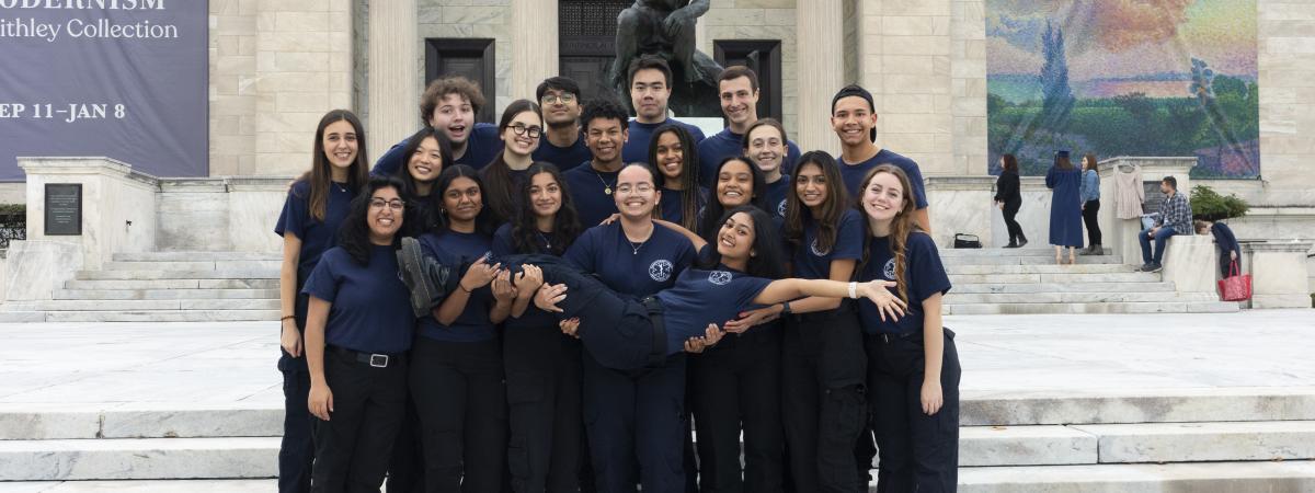 Picture of CWRU EMS members