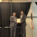 Chirag Kharangate receives prestigious award from the ASME