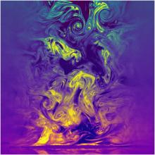 Image of a turbulent flow