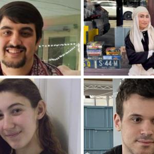 Four Case School of Engineering undergraduate students