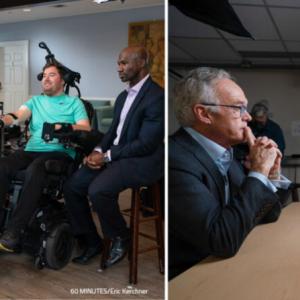 Dustin Tyler and Bolu Ajiboye on CBS 60 Minutes