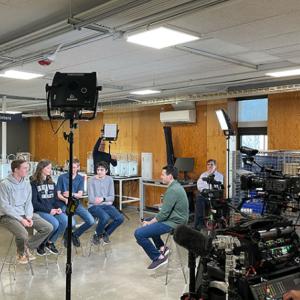 CWRU student engineers on NBC Nightly News