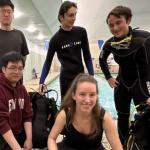 Kathryn Daltorio&#039;s Crab Lab tests underwater robot in Veale Center swimming pool
