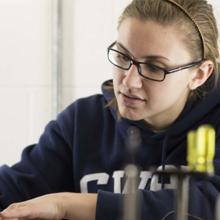 Mechanical and Aerospace Engineering student getting hands on experience at CWRU