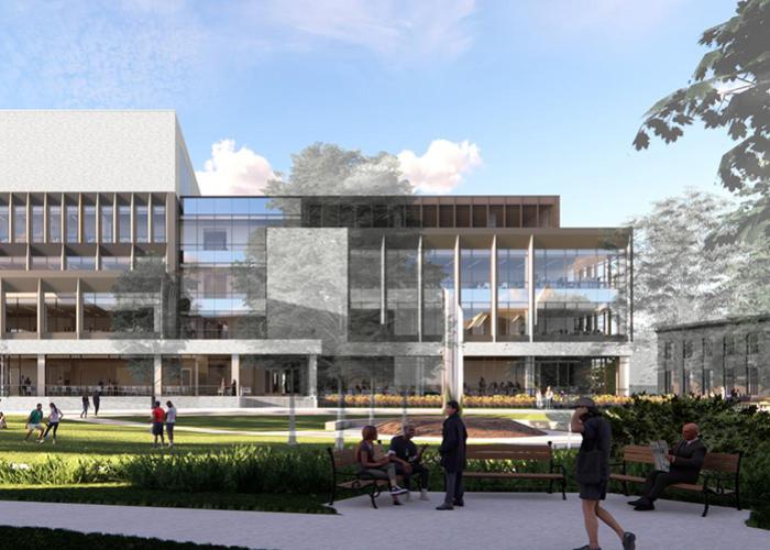 ISEB building exterior rendering