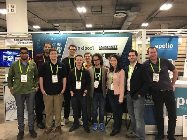 CWRU Students showing their inventions at CES