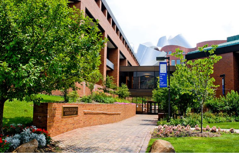 Exterior of the School of Law building