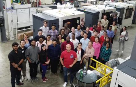 Group photo of the current MEM students