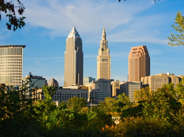 Cleveland skyline