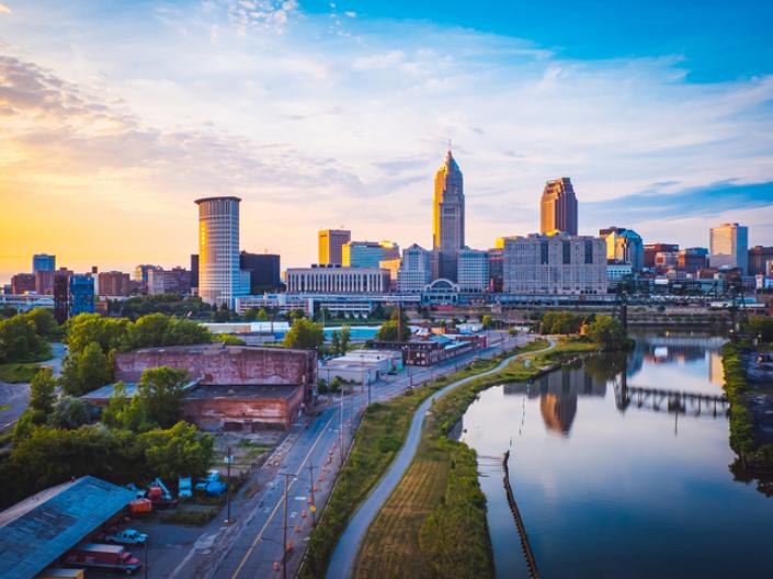 Cleveland skyline