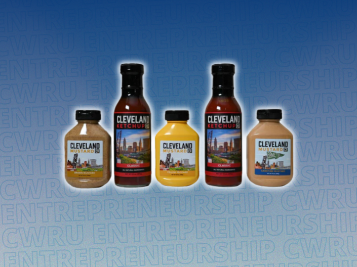 A collection of various bottles of ketchup and mustard