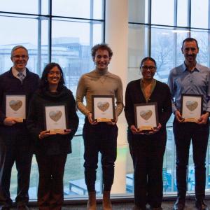 Award winners at the 2025 champions of sustainability ceremony