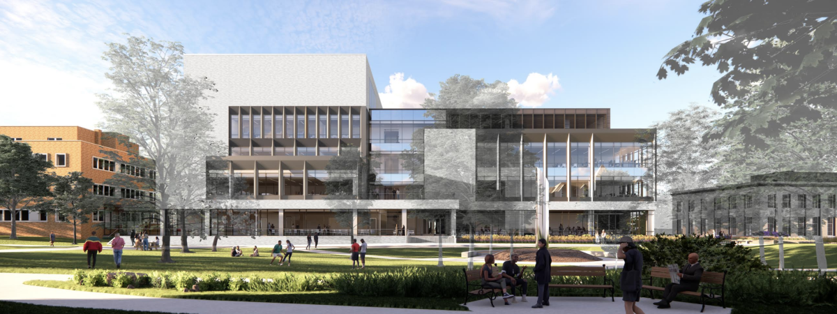 3D rendering of ISEB Quad Exterior