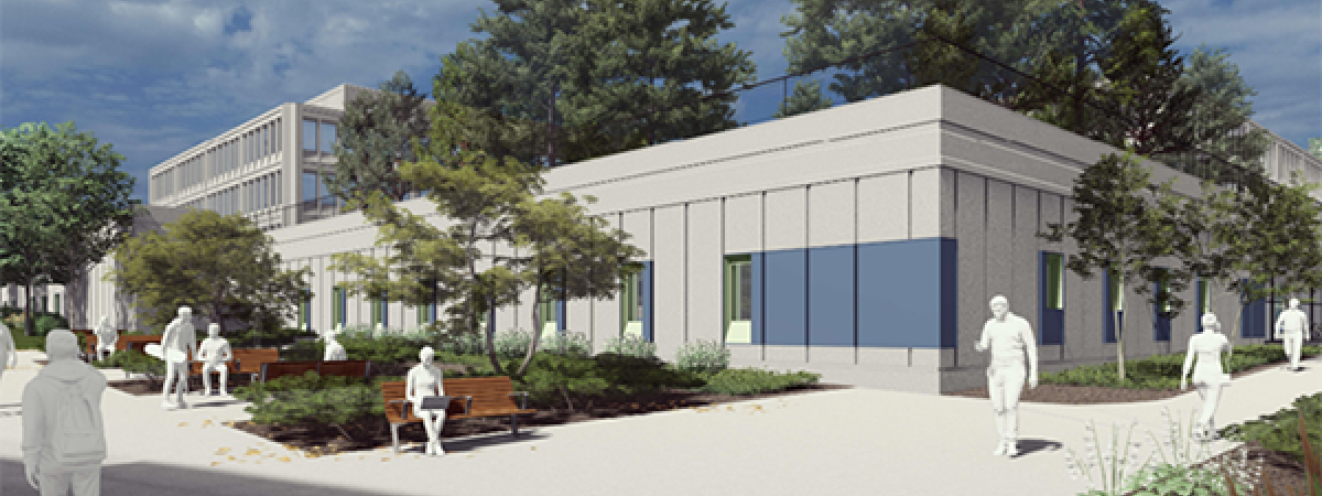 Dental Research Building Office Build-out rendering