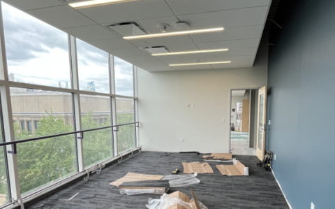 Construction of new conference room, breakroom, and kitchenette