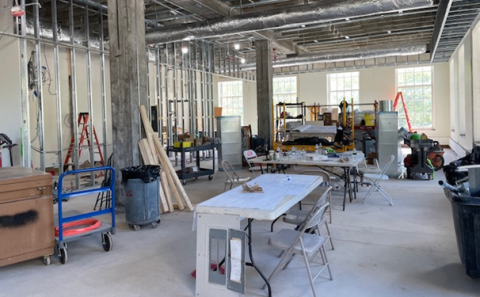 Renovation of the Tomlinson coffee bar seating area