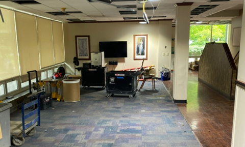 Renovation of the 1st floor common area in Tyler House